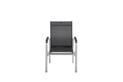 KETTLER Basic Plus Premium Stapelsessel, silber/lakritz, Alu/Outdoorgewebe, 0102405-0000