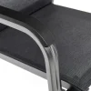 KETTLER Basic Plus Premium Stapelsessel, anthrazit/lakritz, Alu/Outdoorgewebe,0102405-7000