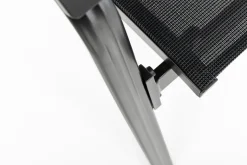 KETTLER Basic Plus Premium Stapelsessel, anthrazit/lakritz, Alu/Outdoorgewebe,0102405-7000