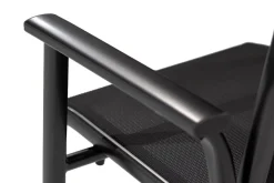 KETTLER BasicPlus Pro Balkon-Set, anthrazit, Aluminium/Textilene/KETTALUX, 80 x 80 cm, 2 Stapelstühle
