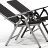 KETTLER BasicPlus Pro Garten-Essgruppe, anthrazit, Alu/Textilene/Spraystone, Tisch ausziehbar 180/280 cm, 8 Klappstühle