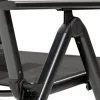 KETTLER BasicPlus Pro Garten-Essgruppe, anthrazit, Alu/Textilene/Spraystone, Tisch 160 x 95 cm, 6 Klappstühle