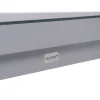 KETTLER BasicPlus Pro Garten-Essgruppe, silber/anthrazit, Alu/Textilene, ausziehbarer Tisch 180/240 x 100 cm, 6 Stapelsessel