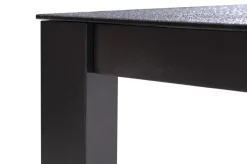 KETTLER BasicPlus Pro Garten-Essgruppe, anthrazit, Alu/Textilene, Tisch 160 x 95 cm, 4 Klappstühle