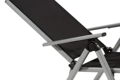 KETTLER BasicPlus Pro Garten-Essgruppe, silber/anthrazit, Alu/Textilene/Spraystone, 180/280 x 100 cm, 6 Klappstühle