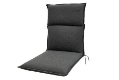 KETTLER BasicPlus Pro Garten-Essgruppe, silber/anthrazit, Alu/Polyester/Spraystone, 180/280 x 100 cm, 6 Stapelsessel, inkl. Auflagen