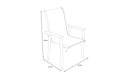 KETTLER BasicPlus Pro Stapelsessel 6er-Set, silber/anthrazit, Aluminium/Textilene, 70 x 65 x 99 cm, stapelbar