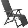 KETTLER BasicPlus Relaxsessel, anthrazit/anthrazit, Alu/Textilene, 90 x 61 x 44 cm, 0301216-7000