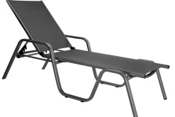 KETTLER BasicPlus Stapelliege, anthrazit/anthrazit, Alu/Textilene, 202 x 70 x 37,5cm, 0301214-7000