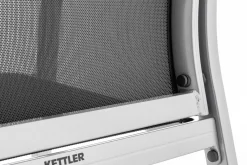 KETTLER BasicPlus Stapelsessel, 6er-Set, Alu/Textilene, silber/anthrazit, 0301205-0000