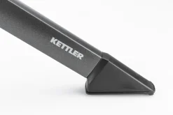 KETTLER Boulevard/Basic Plus Gartenessgruppe, anthrazit, Aluminium/KETTALUX, Klapptisch 140 x 95 cm, 4 Klappstühle, kratzfest, witterungsbeständig