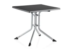 KETTLER BOULEVARD Klapptisch, silber/anthrazit, Alu/KETTALUX, 80 x 80 cm, klappbar, 0307018-0000