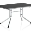 KETTLER BOULEVARD Klapptisch, silber/anthrazit, Alu/KETTALUX, 140 x 95 cm, klappbar, pflegeleicht, 0307020-0000