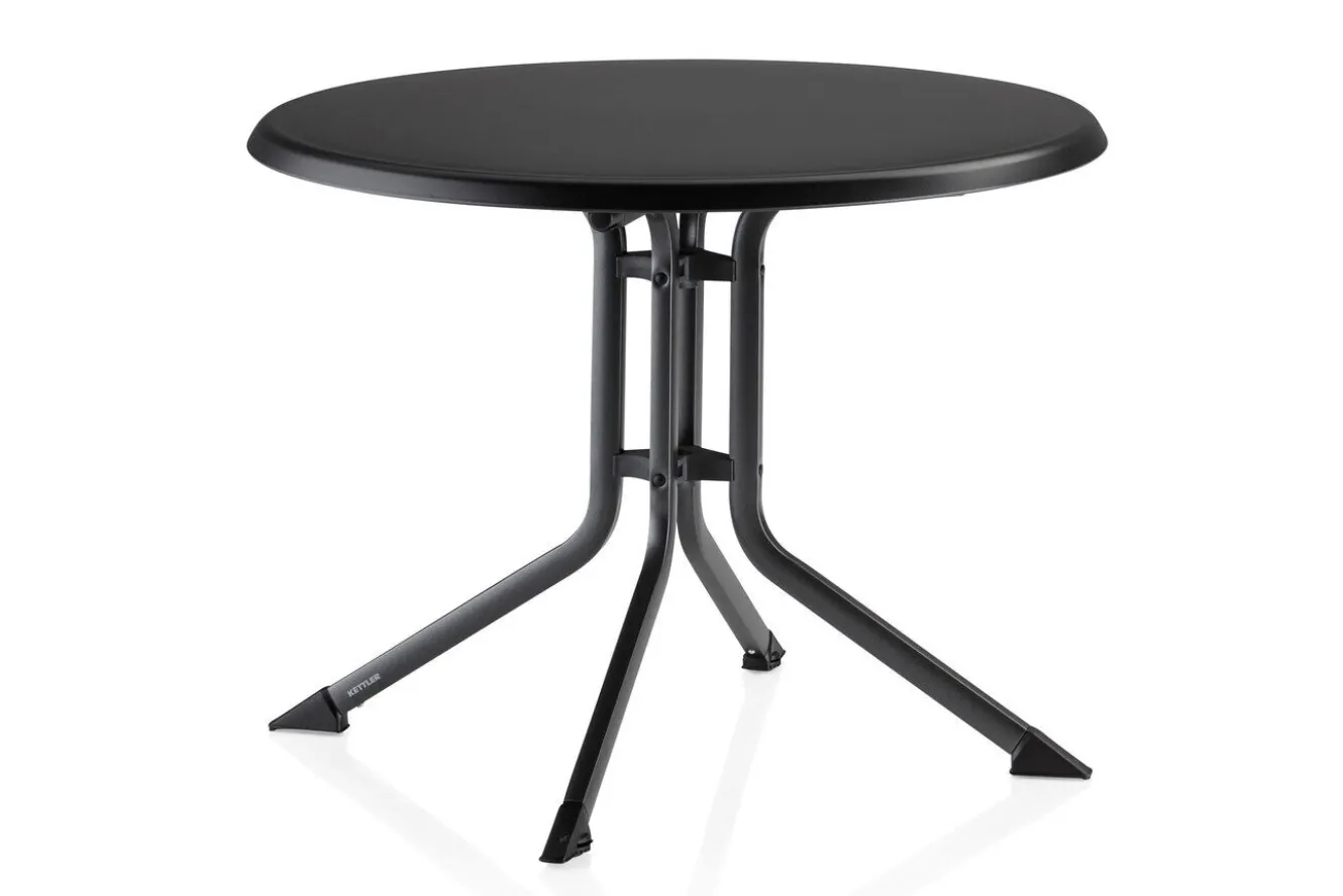 KETTLER BOULEVARD Klapptisch, anthrazit, Alu/KETTALUX, Ø100cm, klappbar, witterungsbeständig, 0307016-7000