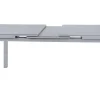 KETTLER Granada Garten-Essgruppe, silber, Alu/Textilene, Tisch 180/240x100cm, 6 Stapel-, 2 Klappstühle