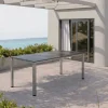 KETTLER Kettalux-Plus Dining-Tisch, silber/anthrazit, Alu, 160x95cm, 0301821-0000