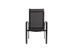 KETTLER Legato Curve Stapelsessel, anthrazit, Alu/Textilene, 0302302-7000, stapelbar