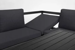 KETTLER Ocean Dining-Lounge, anthrazit/anthrazit, 223 x 200 cm, inkl. Kissen, 0320831-7200