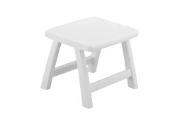 KETTLER Roma Hocker, weiß, Kunststoff, 48 x 46 x 38 cm, 01038-000