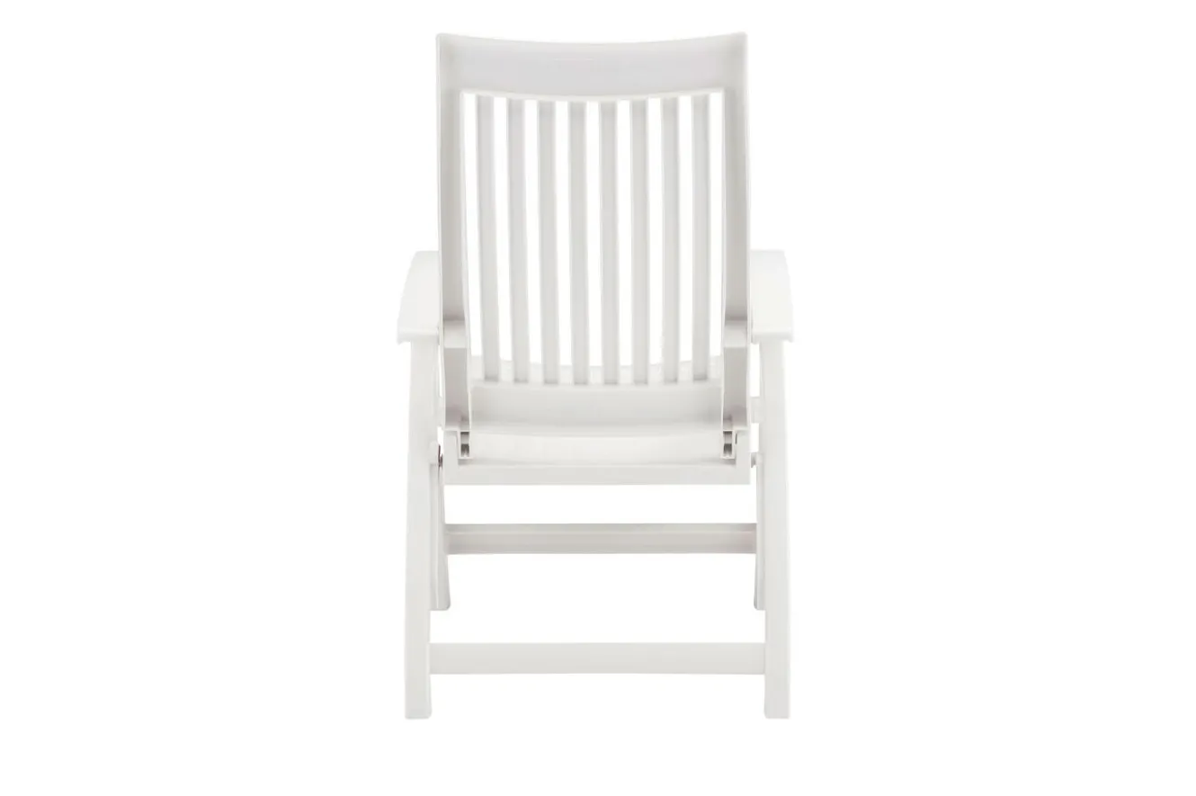 KETTLER Roma Klappstuhl, weiß, Kunststoff, 68 x 62 x 108 cm, 01438-000