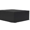 OUTFLEXX Abdeckhaube für Esstischgarnitur, schwarz, Polyester, TPU 420D Ripstop-Gewebe, 245 x 135 x 109 cm, mit Zugband