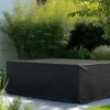 OUTFLEXX Abdeckhaube für Garten-Essgruppen, schwarz, Ripstop-Gewebe/Polyester, 202 x 162 x 72 cm, wasserabweisend, UV-Schutz