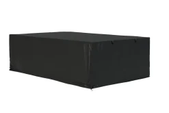 OUTFLEXX Abdeckhaube für Garten-Essgruppen, schwarz, Ripstop-Gewebe/Polyester, 270 x 170 x 80 cm, wasserabweisend, UV-Schutz