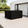 OUTFLEXX Abdeckhaube für Garten-Essgruppen, schwarz, Ripstop-Gewebe/Polyester, 165 x 180 x 75 cm, wasserabweisend, UV-Schutz