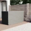 OUTFLEXX Abdeckhaube für Gartenlounges, schwarz, Ripstop-Gewebe/Polyester, 213 x 86 x 108 cm, wasserabweisend, UV-Schutz
