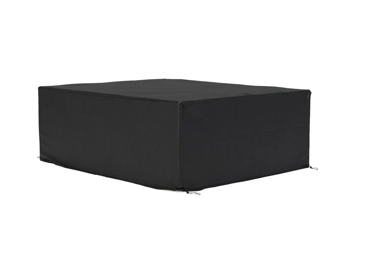 OUTFLEXX Abdeckhaube für Gartenlounge, schwarz, Polyester, TPU 420D Ripstop-Gewebe, 270 x 270 x 63 cm, mit Kordelzug