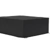 OUTFLEXX Abdeckhaube für Gartenlounge, schwarz, Polyester, TPU 420D Ripstop-Gewebe, 310 x 180 x 68 cm, uv-schutz, mit Kordelzug