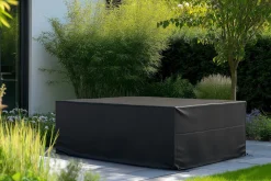 OUTFLEXX Abdeckhaube für Gartenlounge, schwarz, Polyester, TPU 420D Ripstop-Gewebe, 310 x 180 x 68 cm, uv-schutz, mit Kordelzug