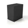 OUTFLEXX Abdeckhaube für Strandkorb, schwarz, Ripstop-Gewebe/Polyester, 137 x 107 x 177 cm, wasserabweisend, mit Reißverschluss, UV-Schutz