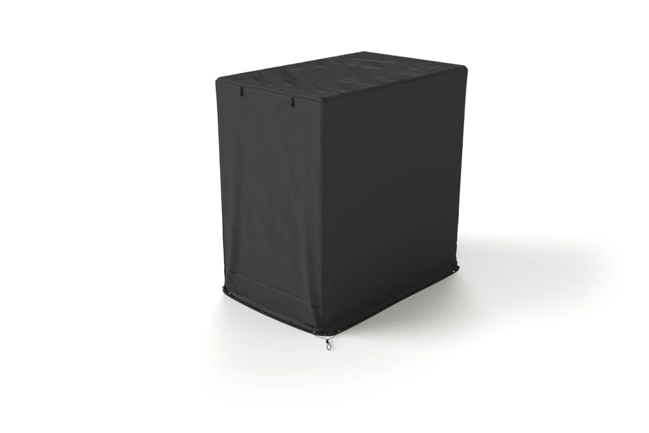 OUTFLEXX Abdeckhaube für Strandkorb, schwarz, Ripstop-Gewebe/Polyester, 137 x 107 x 177 cm, wasserabweisend, mit Reißverschluss, UV-Schutz