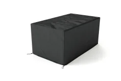 OUTFLEXX Abdeckhaube für Tische, schwarz, Ripstop-Gewebe/Polyester, 155 x 92 x 72 cm, wasserabweisend, UV-Schutz