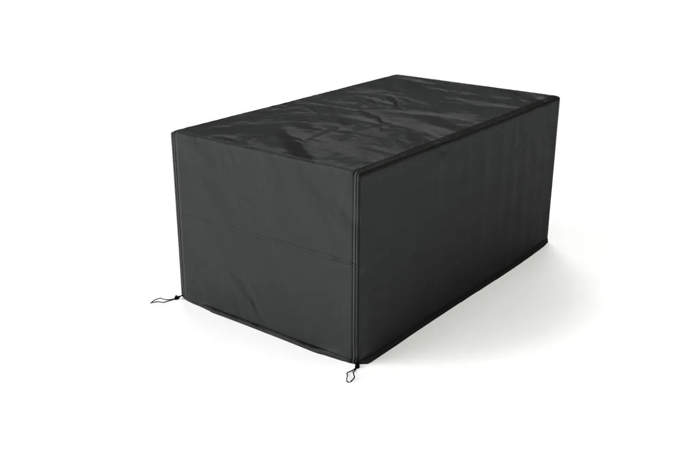OUTFLEXX Abdeckhaube für Tische, schwarz, Ripstop-Gewebe/Polyester, 163 x 98 x 72 cm, wasserabweisend, UV-Schutz