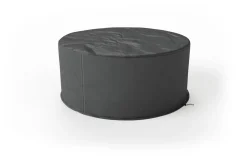 OUTFLEXX Abdeckhaube für Tische, schwarz, Ripstop-Gewebe/Polyester, Ø170 x 74 cm, wasserabweisend, UV-Schutz