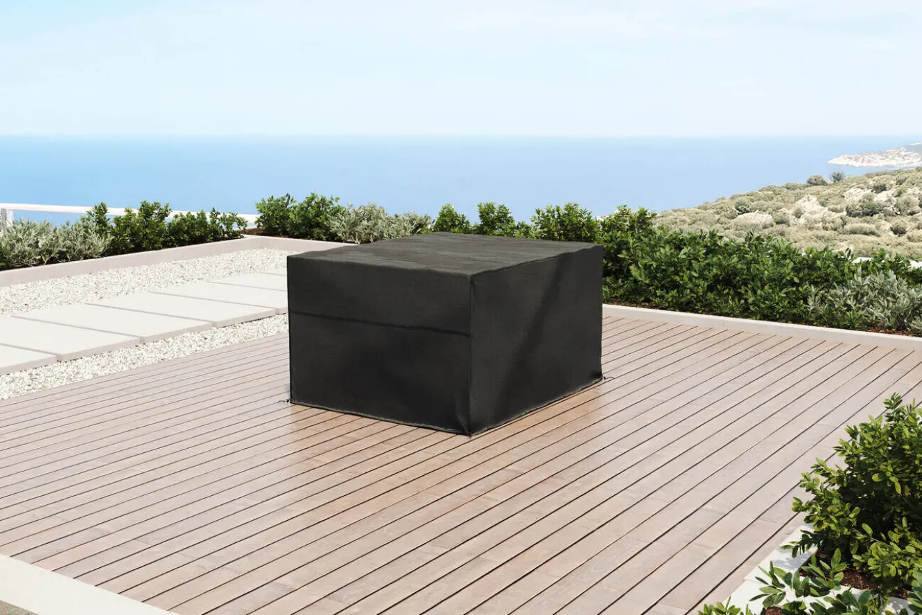 OUTFLEXX Abdeckhaube, schwarz, Polyester, TPU 420D Ripstop-Gewebe, 98 x 11 x 64 cm