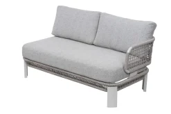 OUTFLEXX Altea Gartenlounge für 5 Personen, grau, Alu/Rope/Polyester, inkl. Tisch