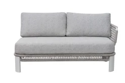 OUTFLEXX Altea Gartenlounge für 5 Personen, grau, Alu/Rope/Polyester, inkl. Tisch