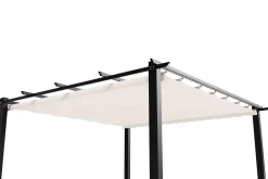 OUTFLEXX Antalya Ersatzdach für Pergola, creme, Polyester mit PA-Beschichtung und UV30+, passend für Pergola 4x4 m