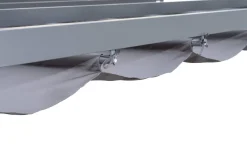 OUTFLEXX Antalya Ersatzdach für Pergola 4x4 m, anthrazit, Polyester, PA-beschichtet, UV30+, wasserabweisend