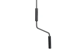 OUTFLEXX Antalya Lamellenpergola, schwarz, Alu pulverbeschichtet, 3 x 3 m, wetterfest, Lamellendach verstellbar