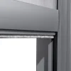 OUTFLEXX Antalya Seitenrollo, schwarz, Aluminium und Textilene, 4 x 2,3 m, UV- und witterungsbeständig