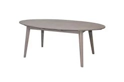 OUTFLEXX Arendal Diningtisch, grau, Akazie, 200x100cm, oval, FSC®-zertifiziertes Produkt