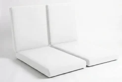 OUTFLEXX Auflagenset, 2-teilig, weiß, für 2er Set Sonnenliegen 7761