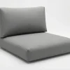OUTFLEXX Auflagenset, 2-teilig, grau, für Mittelelement 2392-5 / 15734-5