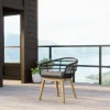 OUTFLEXX Belgium Garten-Essgruppe, natur/dunkelgrau, Alu/recyceltes Teak, Tisch 220 x 100 cm, 6 Stühle, Kissen Inklusive, FSC®-zertifiziertes Produkt