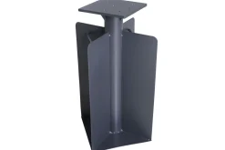 OUTFLEXX Bodenanker XL für Ampelschirme, anthrazit, pulverbesch. Stahl, 28x28x60,5, zum Einbetonieren