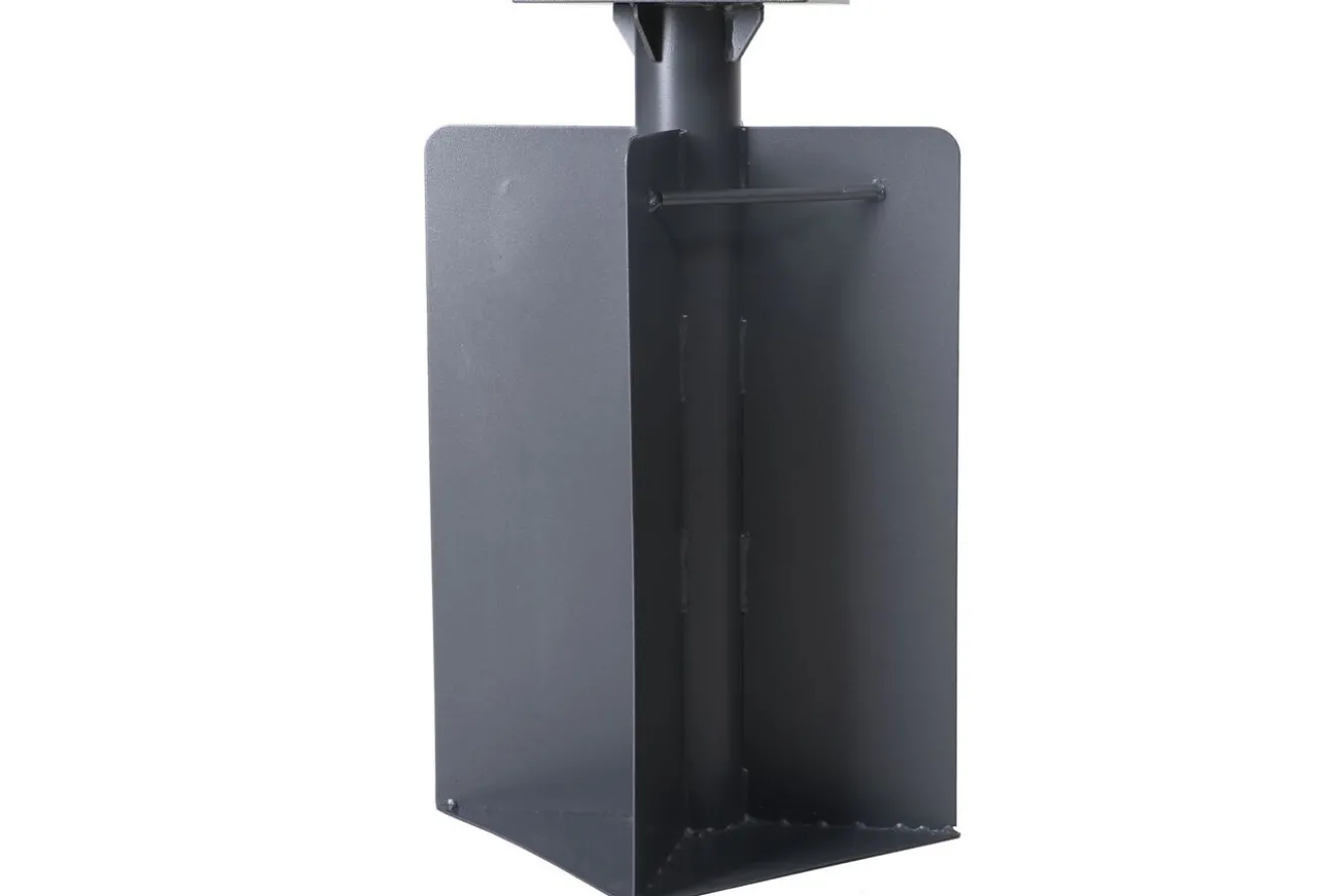 OUTFLEXX Bodenanker XL für Ampelschirme, anthrazit, pulverbesch. Stahl, 28x28x60,5, zum Einbetonieren